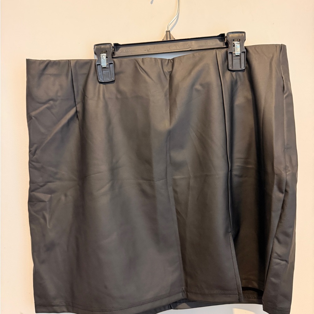 ASOS Curve Charcoal Mini Skirt